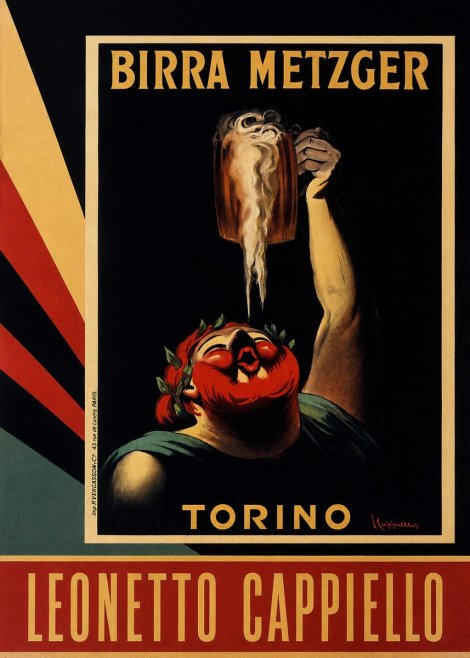 Leonetto Cappiello Birra Metzger No4 - Póster