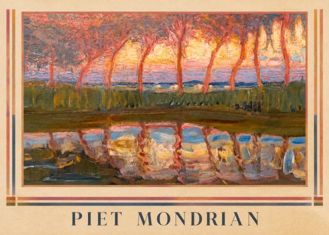 Piet Mondrian Willows No1 - Póster