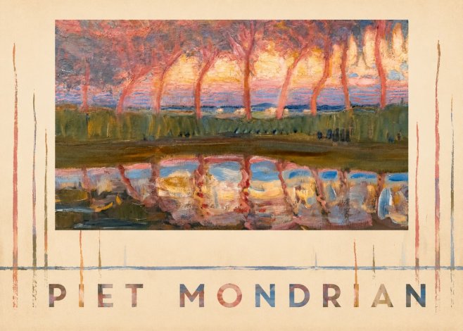 Piet Mondrian Willows No5 - Póster