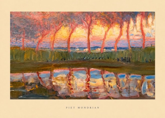 Piet Mondrian Willows No6 - Póster