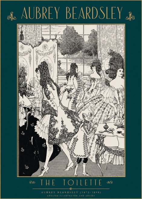 Aubrey Beardsley The Toilette No2 - Póster