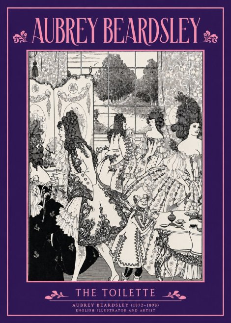 Aubrey Beardsley The Toilette No3 - Póster