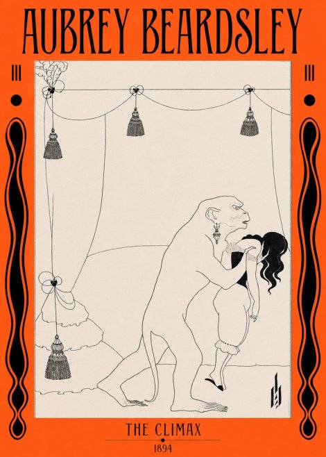 Aubrey Beardsley The Climax No2 - Póster