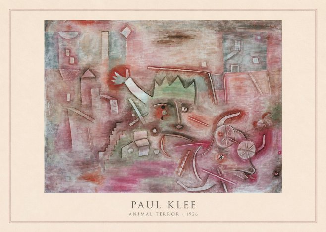 Paul Klee Animal Terror No4 - Póster