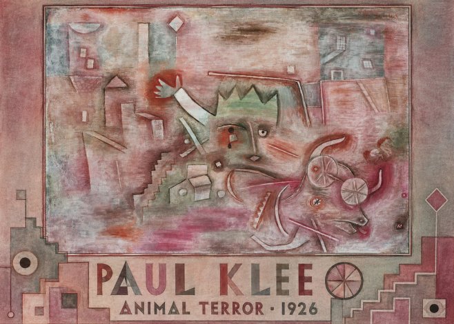 Paul Klee Animal Terror No6 - Póster