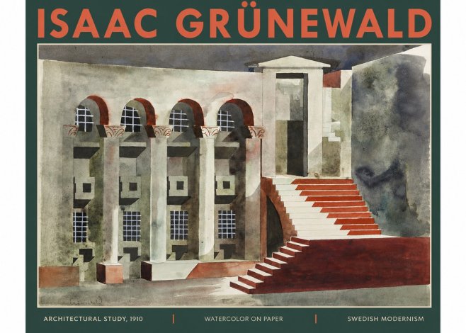 Isaac Grünewald Architectural Study, 1910 No2 - Póster