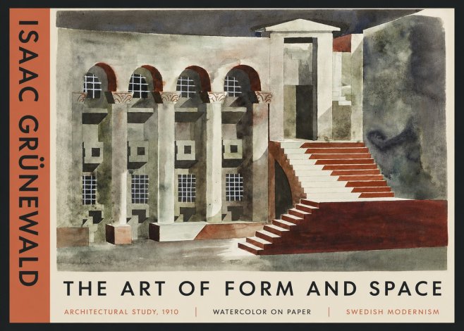 Isaac Grünewald Architectural Study, 1910 No6 - Póster