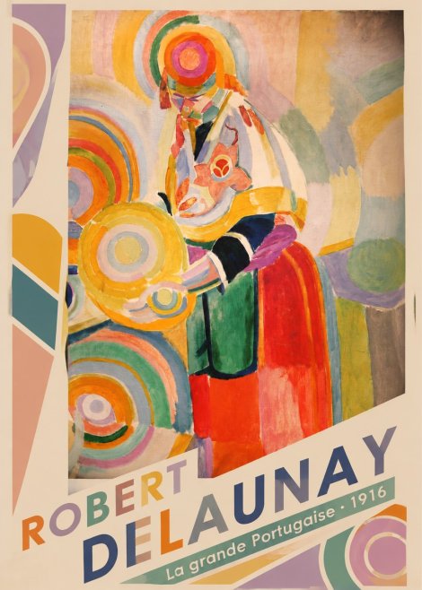 Robert Delaunay La Grande Portugaise II No2 - Póster