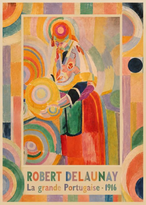 Robert Delaunay La Grande Portugaise II No4 - Póster