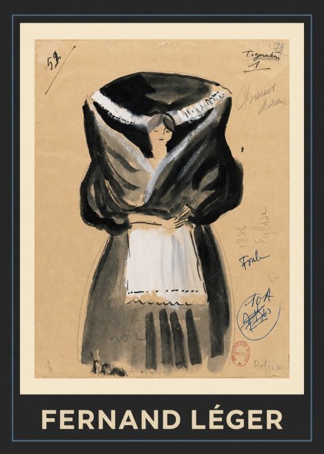 Fernand Léger Tigmarcken No1 - Póster