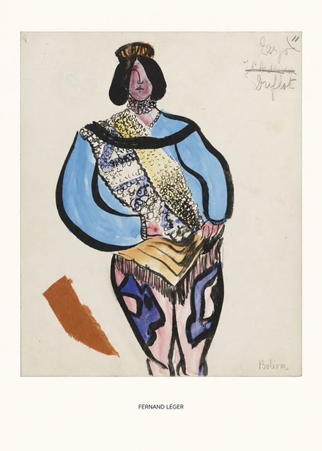 Fernand Léger Bolivar VIII No5 - Póster