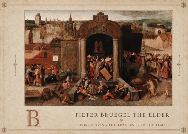 Pieter Bruegel Christ Driving the Traders from the Temple No4 - Póster
