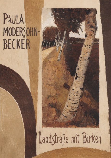 Paula Modersohn-Becker Landstraße Mit Birken No2 - Póster