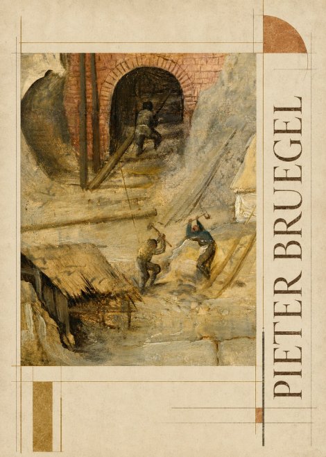 Pieter Bruegel The Miners No4 - Póster