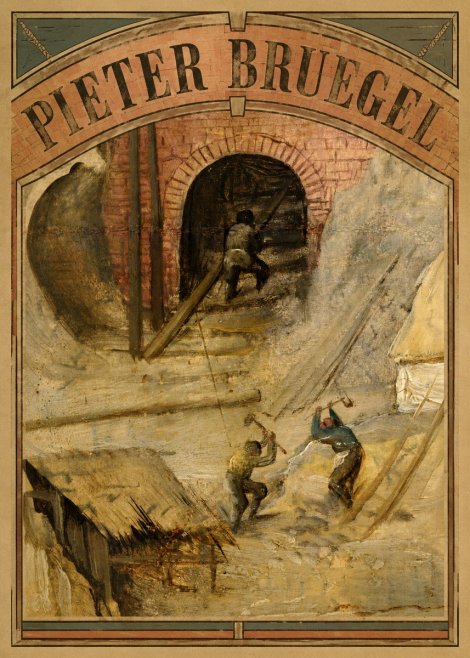 Pieter Bruegel The Miners No6 - Póster
