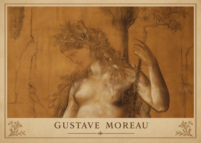 Gustave Moreau Daphne No2 - Póster