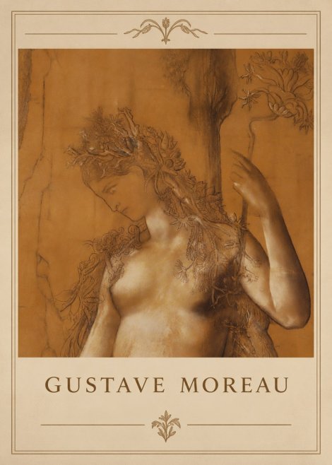 Gustave Moreau Daphne No3 - Póster