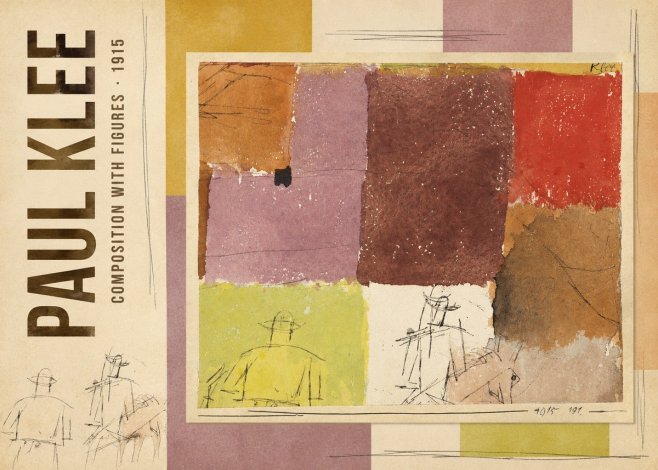 Paul Klee Composition with Figures I No3 - Póster