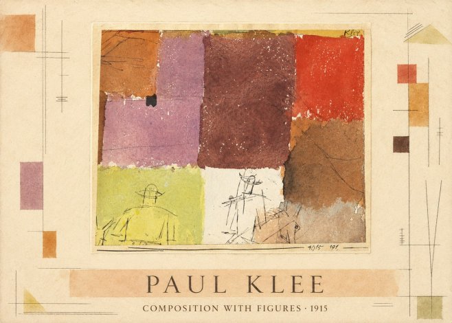 Paul Klee Composition with Figures I No4 - Póster