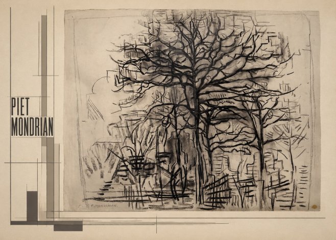 Piet Mondrian The Tree No2 - Póster