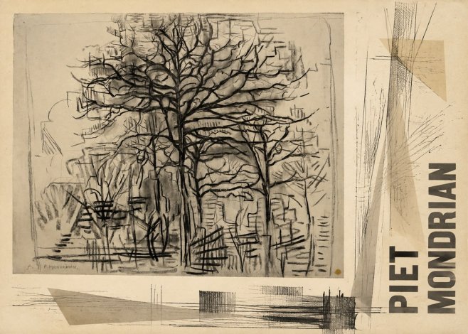 Piet Mondrian The Tree No6 - Póster