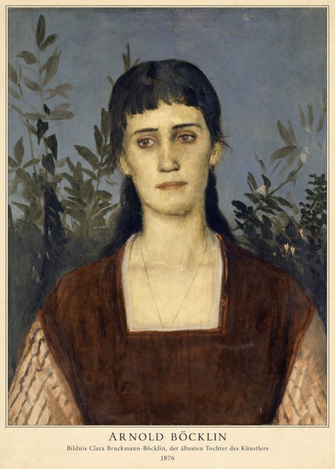Arnold Böcklin Bildnis Clara Bruckmann-böcklin, Der Ältesten Tochter Des Künstlers No2 - Póster