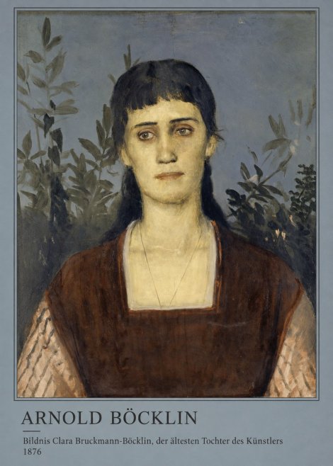 Arnold Böcklin Bildnis Clara Bruckmann-böcklin, Der Ältesten Tochter Des Künstlers No3 - Póster