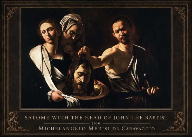 Michelangelo Merisi da Caravaggio Salome with the Head of John the Baptist No1 - Póster
