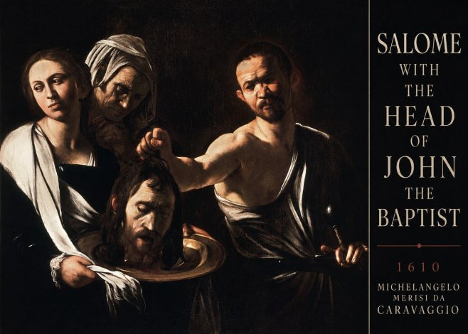 Michelangelo Merisi da Caravaggio Salome with the Head of John the Baptist No3 - Póster