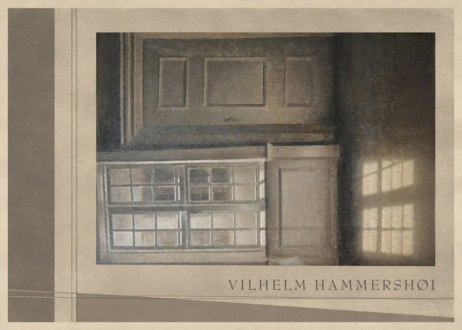 Vilhelm Hammershøi Interior with Window No2 - Póster