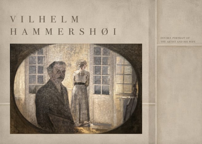 Vilhelm Hammershøi Double Portrait of the Artist and His Wife No4 - Póster