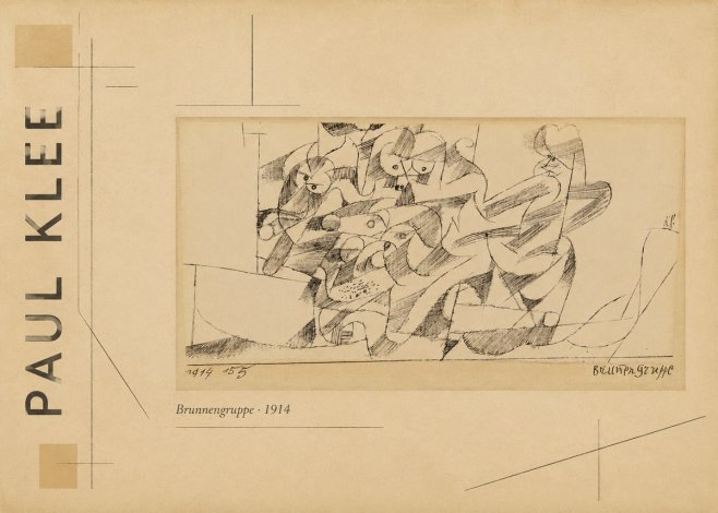 Paul Klee Brunnengruppe No3 - Póster