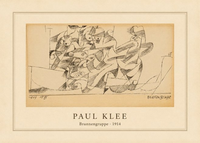 Paul Klee Brunnengruppe No4 - Póster