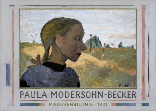 Paula Modersohn-Becker Mädchenbildnis · 1901 No1 - Póster
