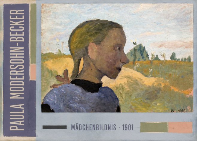 Paula Modersohn-Becker Mädchenbildnis · 1901 No3 - Póster