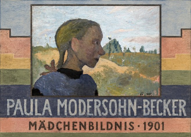 Paula Modersohn-Becker Mädchenbildnis · 1901 No6 - Póster