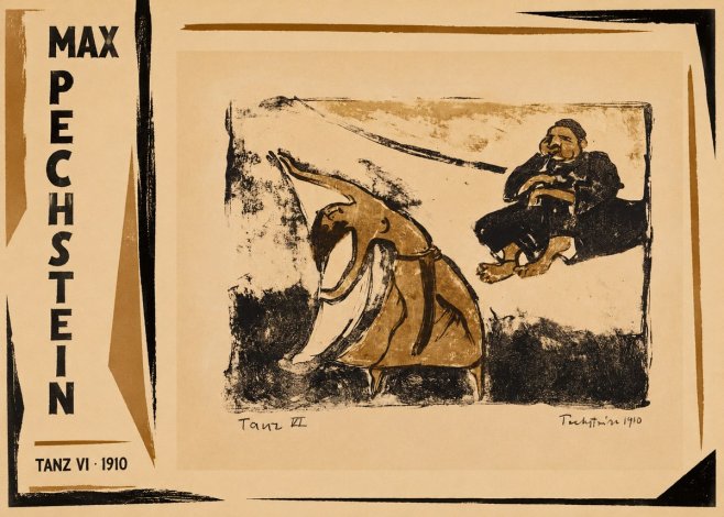 Max Pechstein Tanz Vi • 1910 No2 - Póster