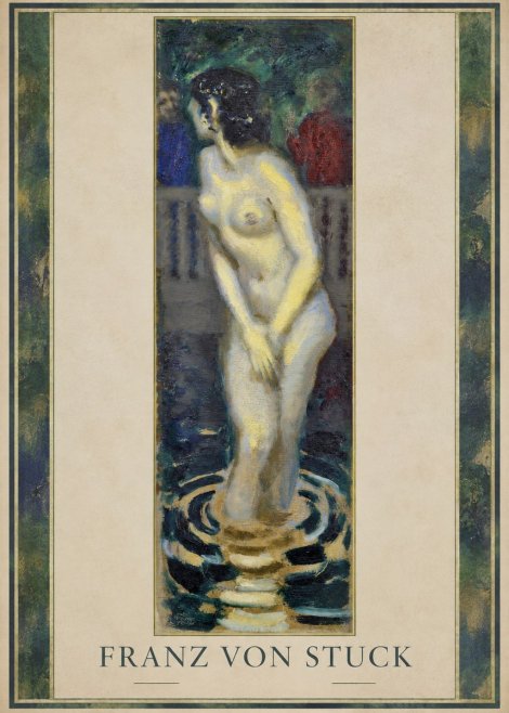 Franz von Stuck The Bather No1 - Póster