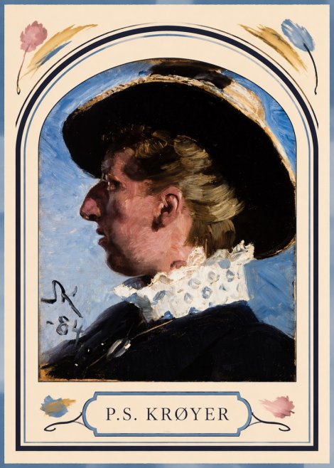 P.S. Krøyer Self-portrait II No3 - Póster