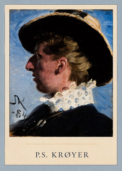 P.S. Krøyer Self-portrait II No4 - Póster