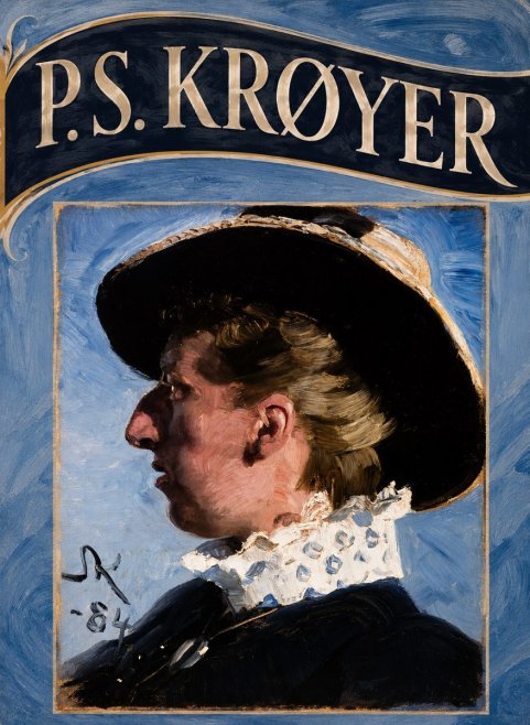 P.S. Krøyer Self-portrait II No5 - Póster