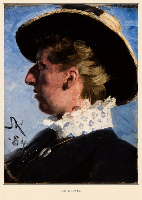 P.S. Krøyer Self-portrait II No6 - Póster