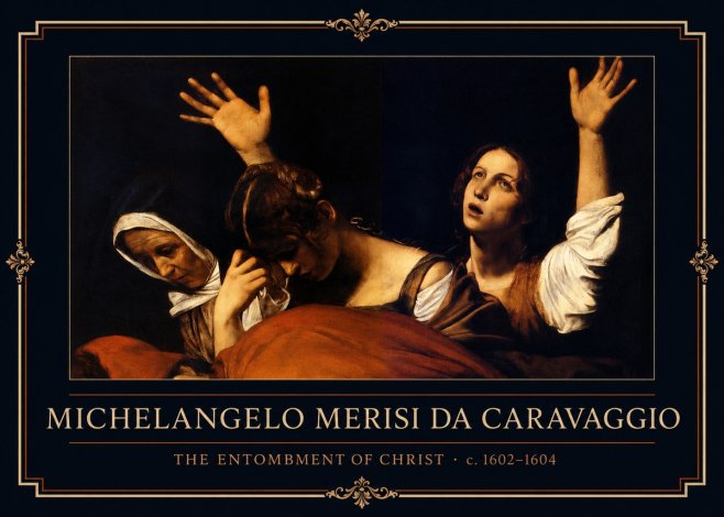 Michelangelo Merisi da Caravaggio The Entombment of Christ I No1 - Póster
