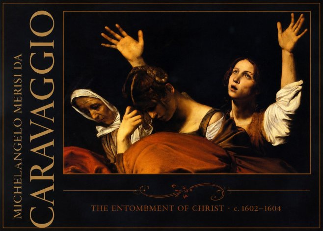 Michelangelo Merisi da Caravaggio The Entombment of Christ I No2 - Póster