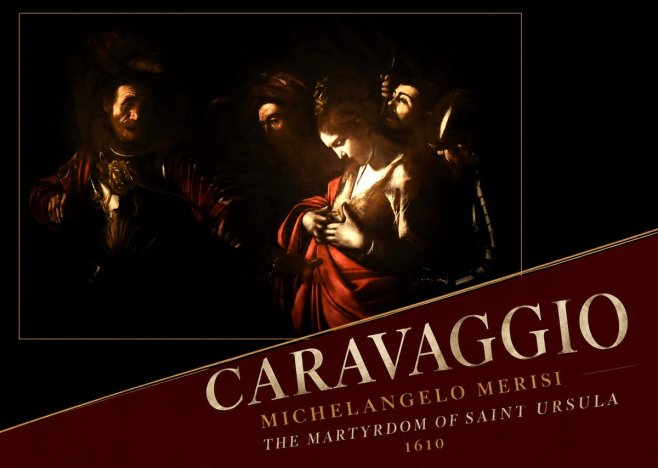 Michelangelo Merisi da Caravaggio The Martyrdom of Saint Ursula No4 - Póster