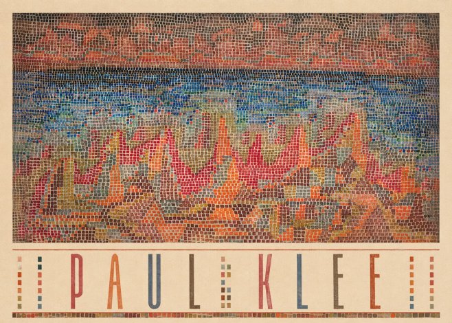 Paul Klee Abstract Gridded Composition No3 - Póster