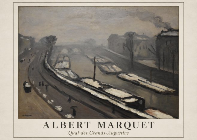 Albert Marquet Quai Des Grands-augustins No1 - Póster