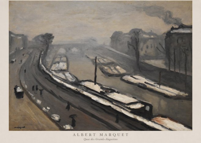 Albert Marquet Quai Des Grands-augustins No6 - Póster