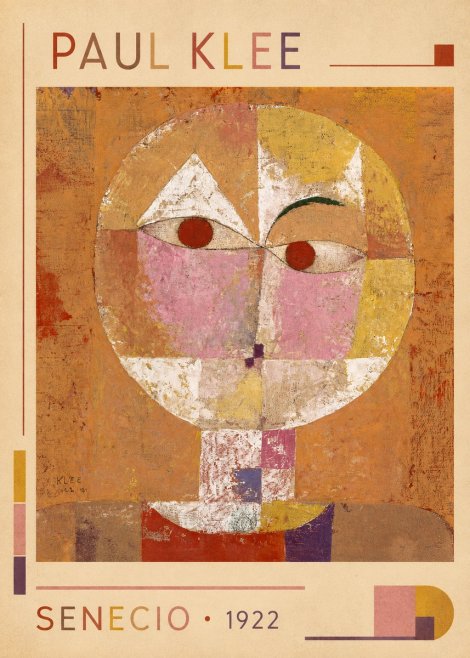 Paul Klee Senecio No1 - Póster