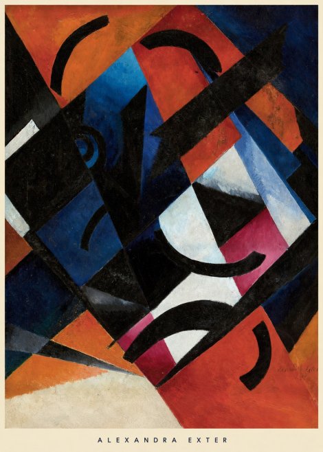 Alexandra Exter Abstract Composition No5 - Póster